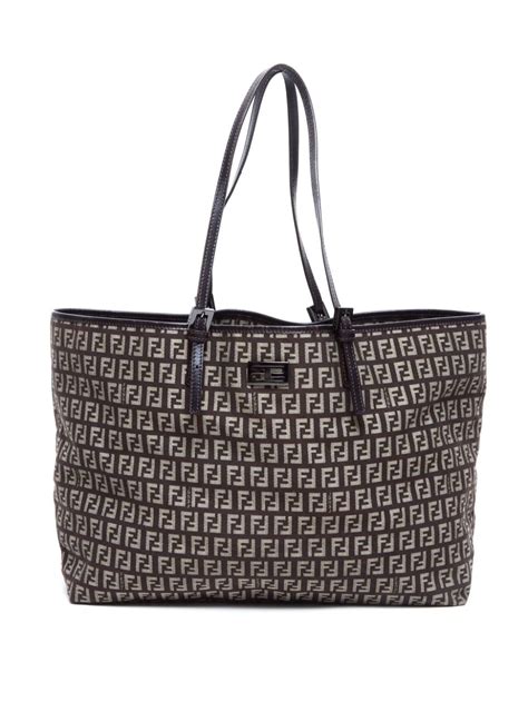 oeach jacquard fabric zucchino fendi tote|Fendi Pre.